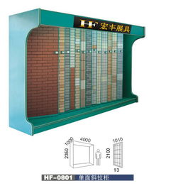 双面斜拉式墙面砖展柜 瓷砖展柜价格 厂家 图片